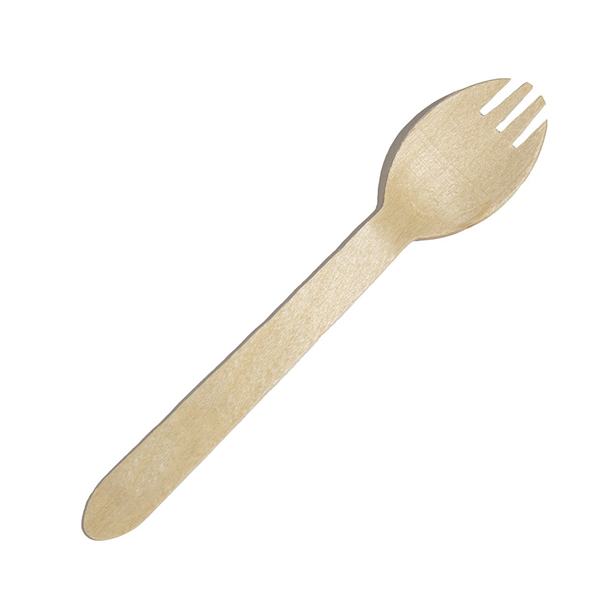 Rustic Spork 160mm Wooden Spork | ECO friendly | Natural Green Packaging