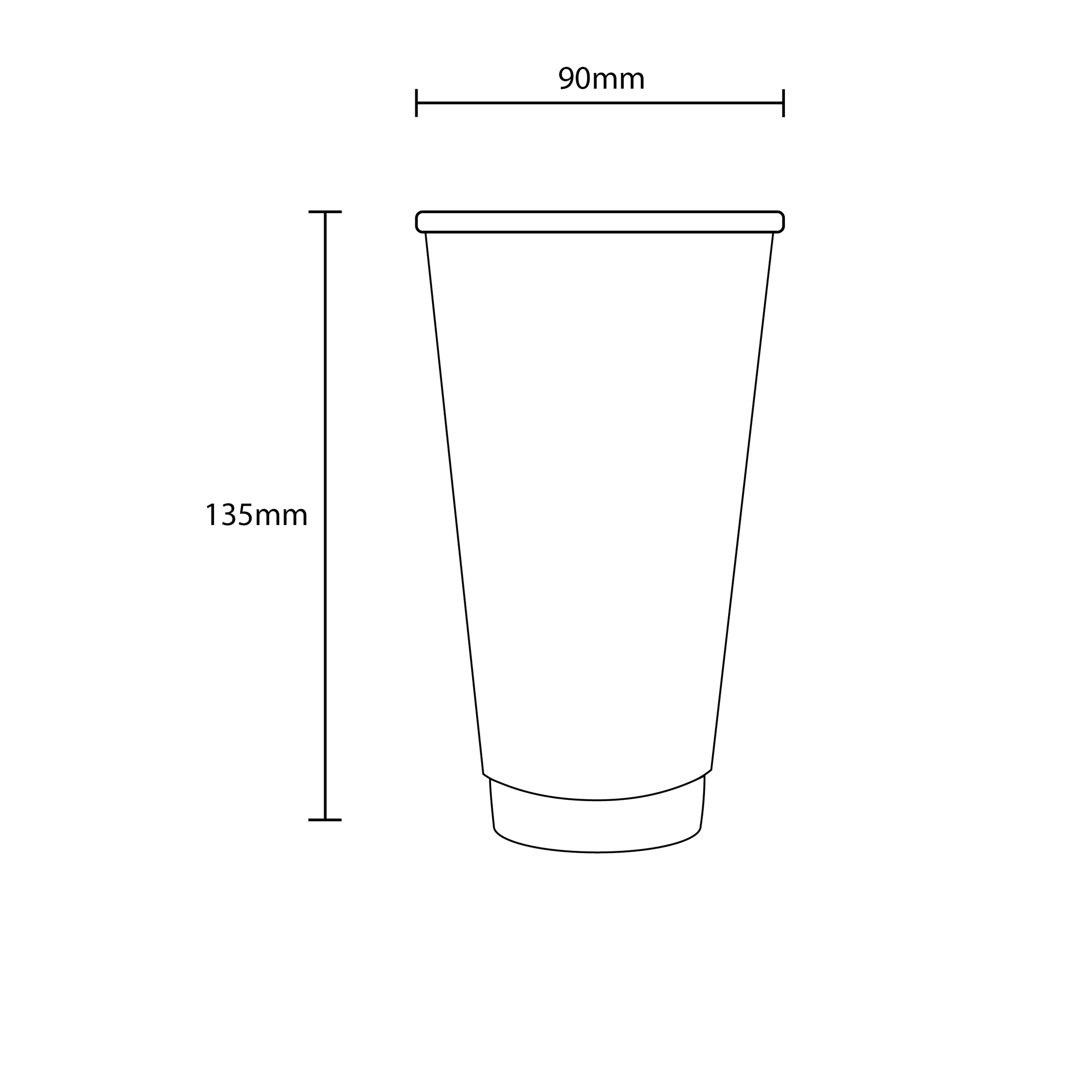 16oz PLA Double Wall Coffee Cup White | ECO friendly | Natural Green ...